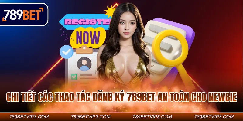 Chi tiết các thao tác đăng ký 789Bet an toàn cho newbie 